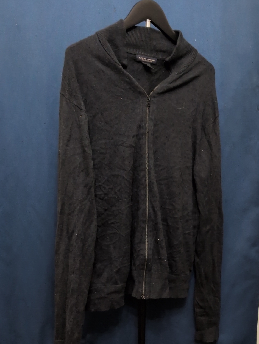 Banana Republic Black Zip-Up Men's Sweater